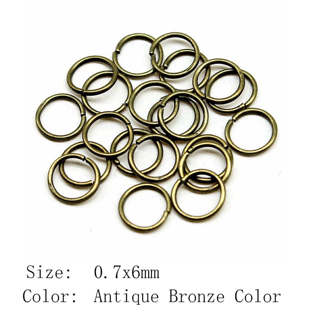 Father's Day Jewelry Materials Split Rings 5 Colors 9 Sizes Accessories Parts Women's Clothing Accessories For Women