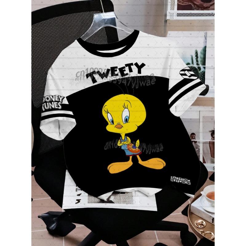 2026 Cartoon duck Betty Boop  Print men Women's Short Sleeve
