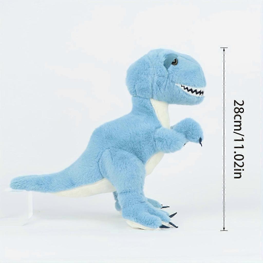 11,02 Zoll Cartoon Dinosaurier Plüschtier, Niedliches Tyrannosaurus Rex Plüschtier, Weiche Spielzeuge Für Kinder Jungen Geburtstag Feiertagsgeschenk Weihnachten Halloween