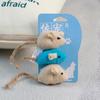 3pcs Pet Cat Toys Plush Simulation Mouse Toy Cat Scratch Bite Resistance Interactive Mouse Toy Playing Toy For Cat Kitten