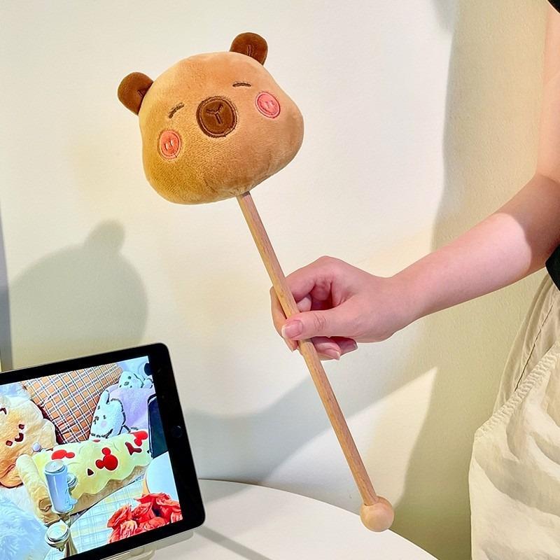 Adorable Cartoon Plush Massage Hammer Handheld Neck Shoulder Meridian Massager For Wholesale Markets
