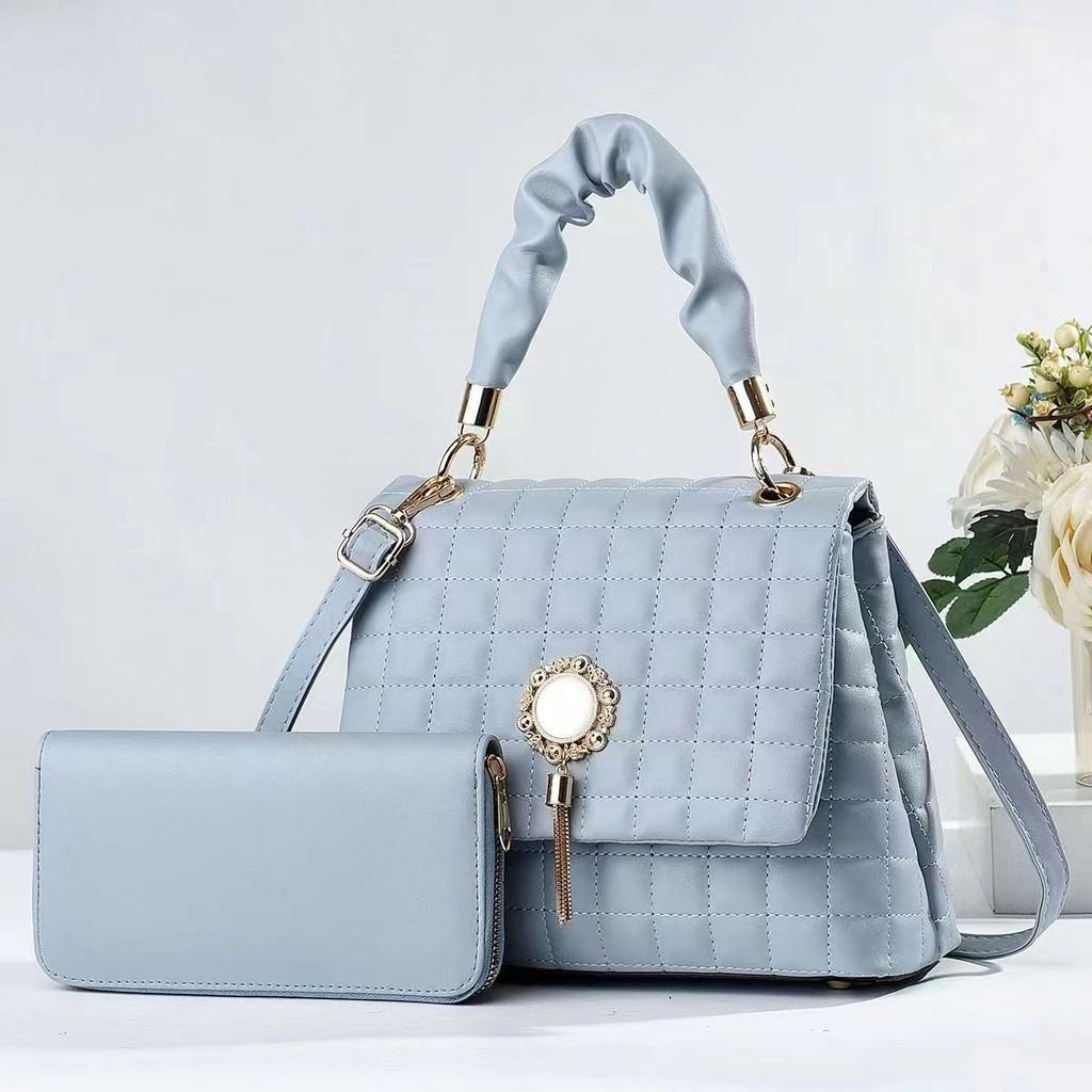 Stylish Black Bucket Bag For Women With Embroidered Design Spacious Mom Tote