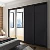 Static Cling No Glue Glass Sticker Bathroom Frosted Privacy Film Opaque Window Film Black Matte Easy Install Decorative Glass Film
