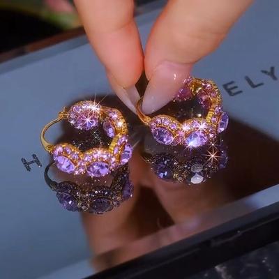 High-End Fashion Zircon Earrings for Women