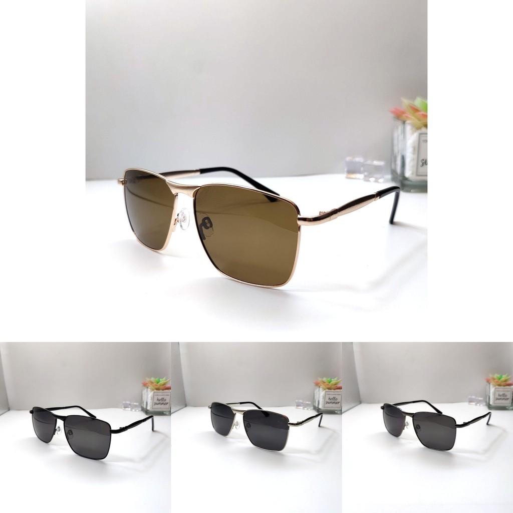 2023 Business Polarized Sunglasses Black Frame Grey Lens Uv400 Men Women Wholesale