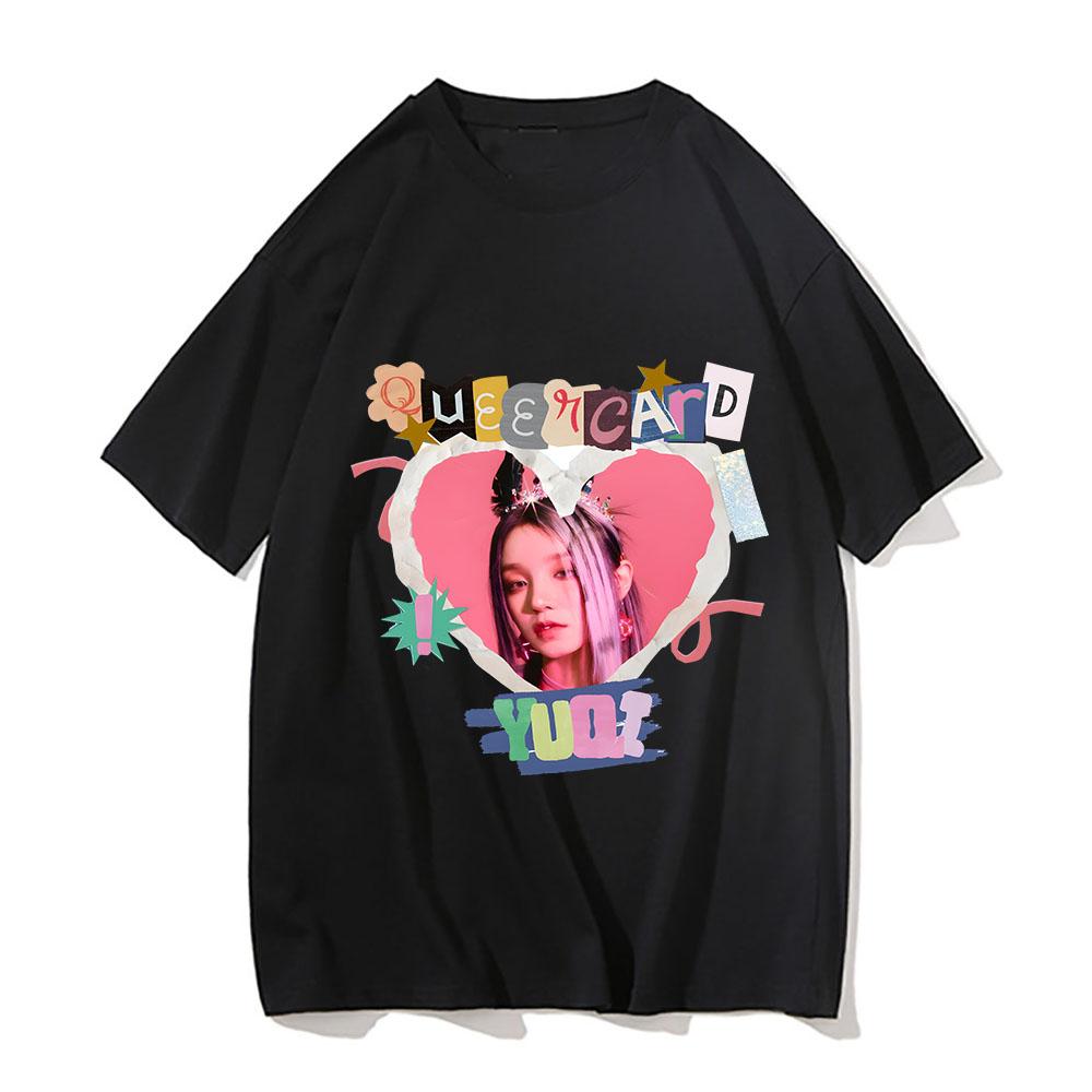 

2024 GIDLE I Am FreeT Shirt Group Clothing (G) I-DLE MIYEON YUQI Short-sleeved T-shirt Neutral To Fans Tees Fashion Short Sleeve 2XL