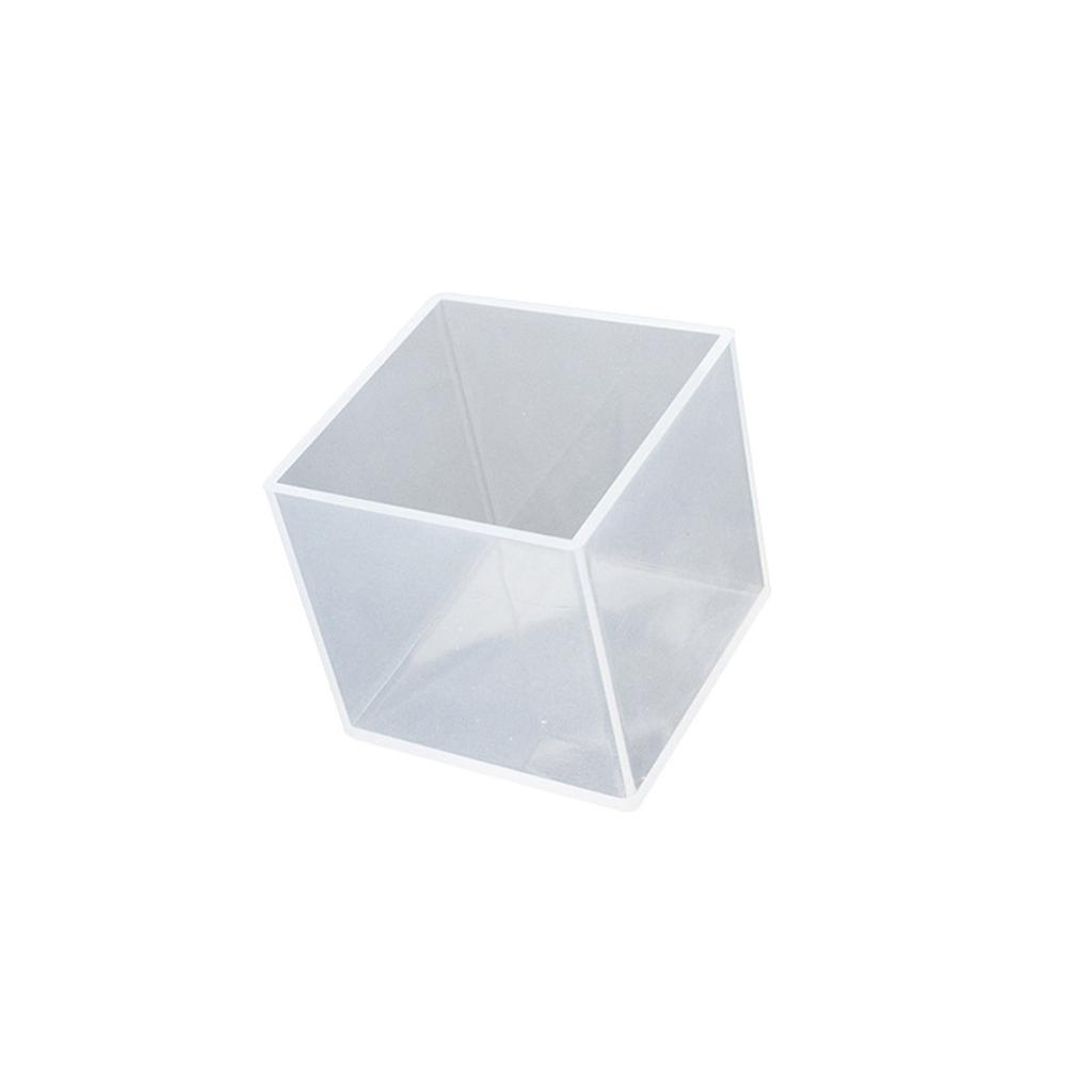 Firkantede silikonformer for harpiks, kubeepoksyharpiksformer for blomsterkonservering, harpikskunst, DIY bryllup, valentinsgaver