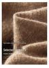 Men's Winter 2025 Cashmere Round Neck Sweater - Thick, Long Sleeve, Business Casual, Solid Color Knit Base Layer