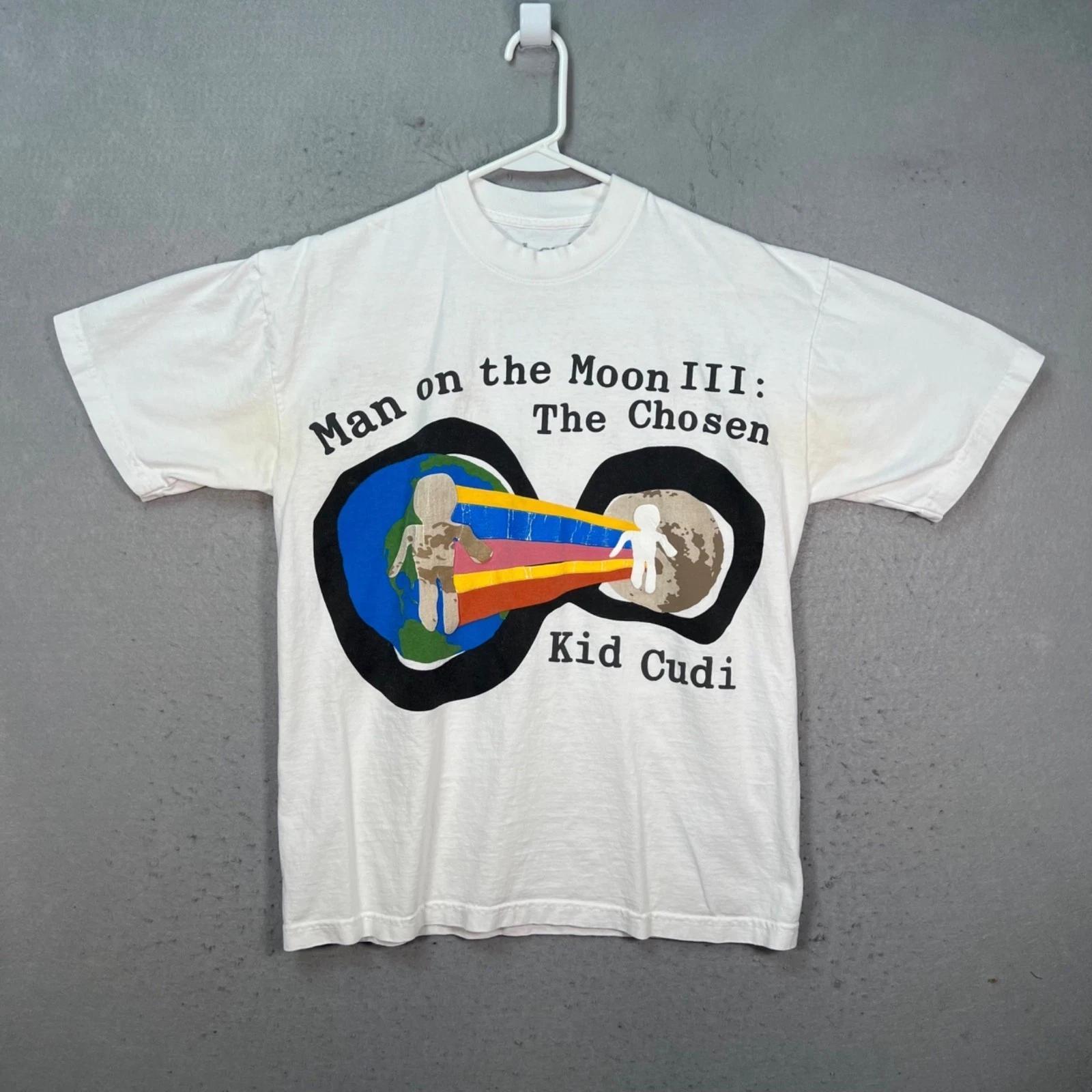 Kid Cudi Man On The Moon III The Chosen Graphic T-Shirt White Medium CPFM 2021 4XL