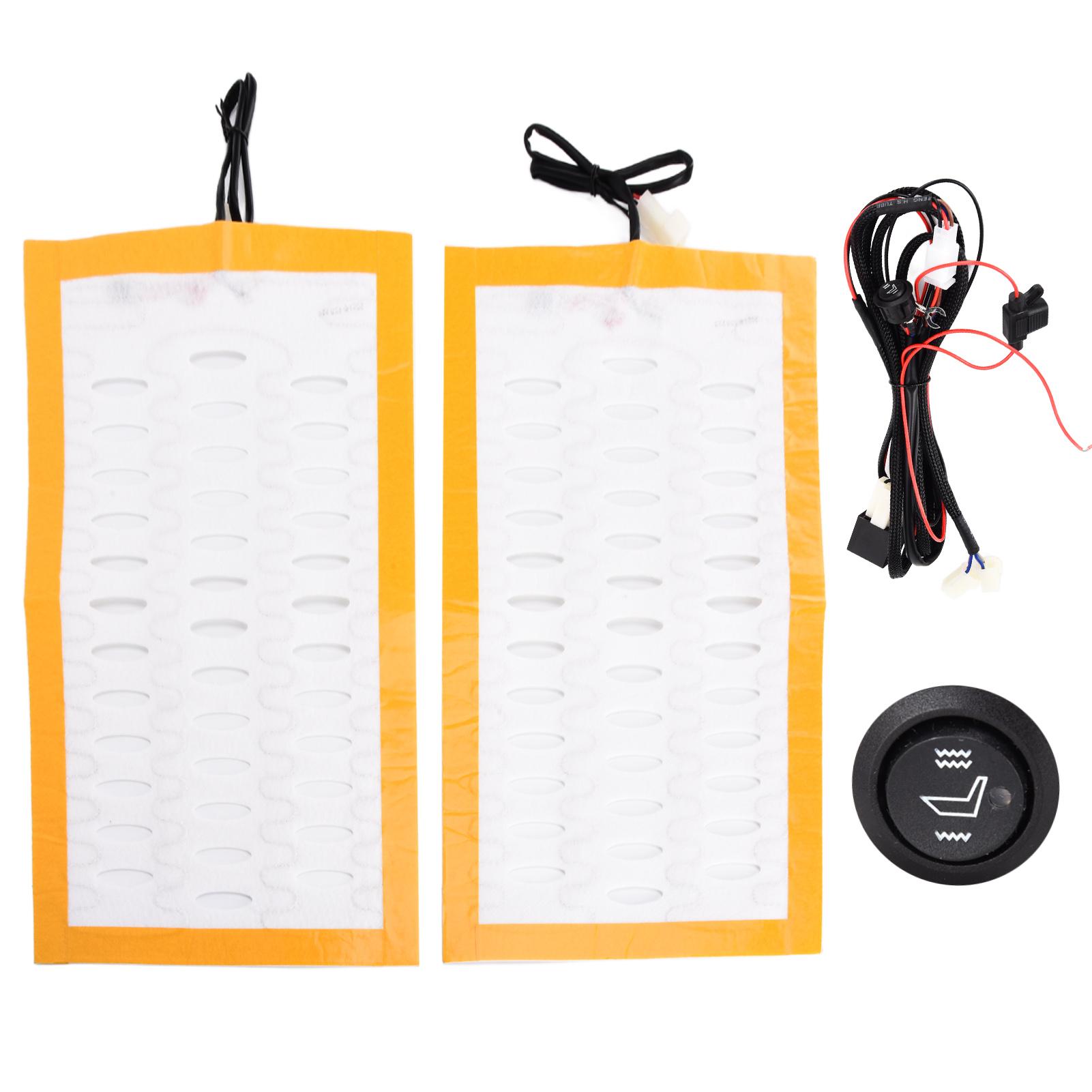 

Подогреватель сиденья автомобиля Защита от перегрева Сплав Волокно Faster DC12V Универсальный для квадроциклов UTV