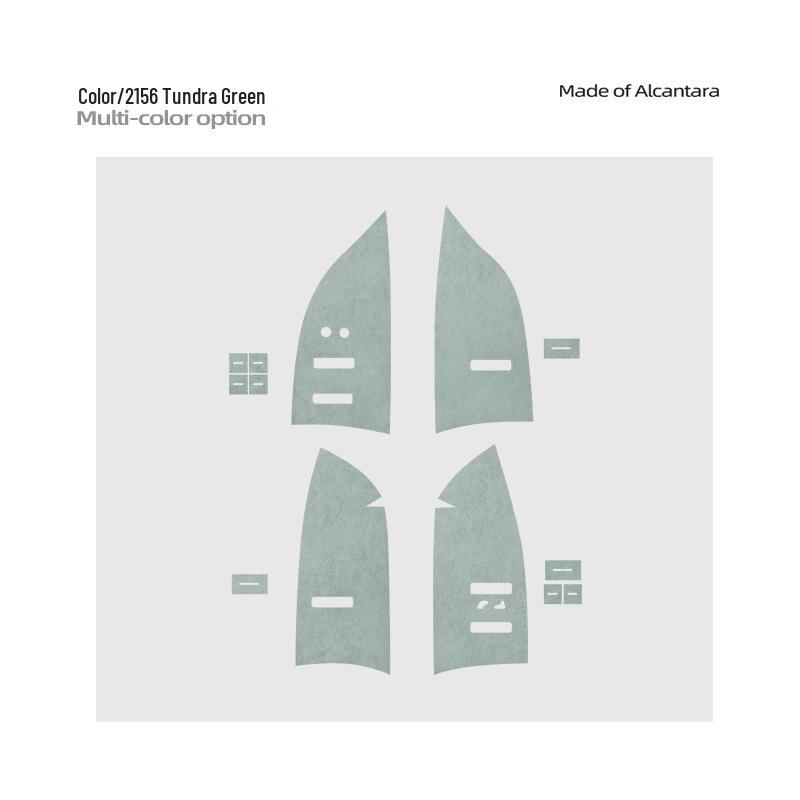 Zeekr 7X Alcantara Suede Window Lift Panel Ultra-Thin Sticker for Interior Button Decoration