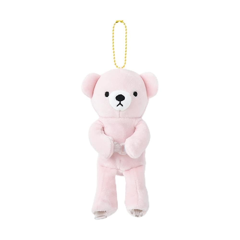 Livheart Eco Bag Bear Click Eco Pink Bag, (Pouch Approx. 17.5cm Long, Bag Approx. 43.5cm Long), Compact, Small, 88423-21