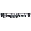 Garden Sofas - vidaXL - Pallet 6 Pcs - Black - Solid Wood - Weather-resistant