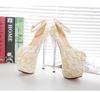 Women's Sky-High Platform Heels: 19-22cm, Sizes 34-46, Round Toe, Multiple Styles