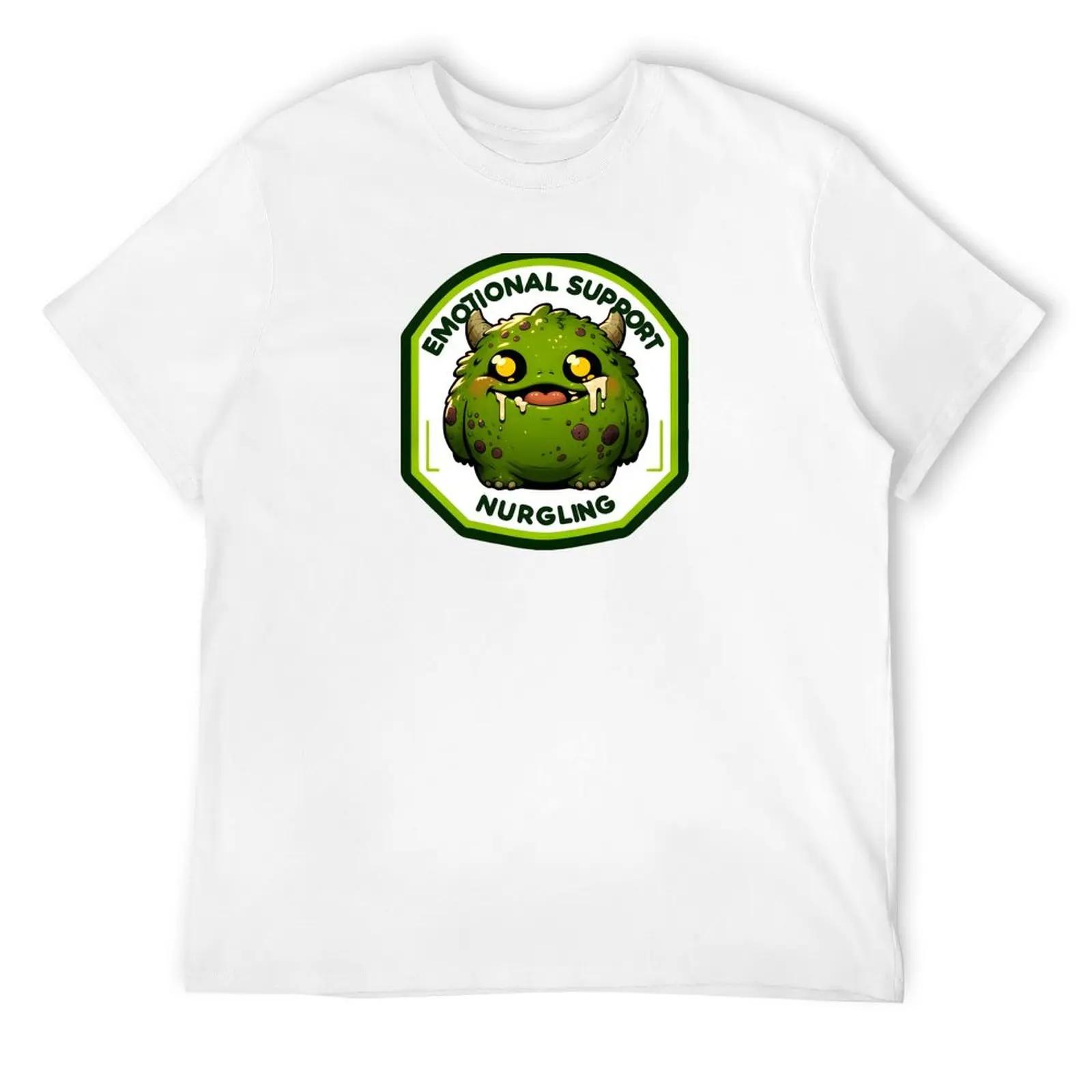 

Nurgle Emotional Support Nurgling Badge TShirt plus size tops plus size clothes for a boy tee shirts for men 2025 new model S