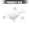 Food Safe Large Opening Funnel For Cooking Oil Transfer PP Materials Pouring Tool Dishwasher Friendly Kitchen Essential