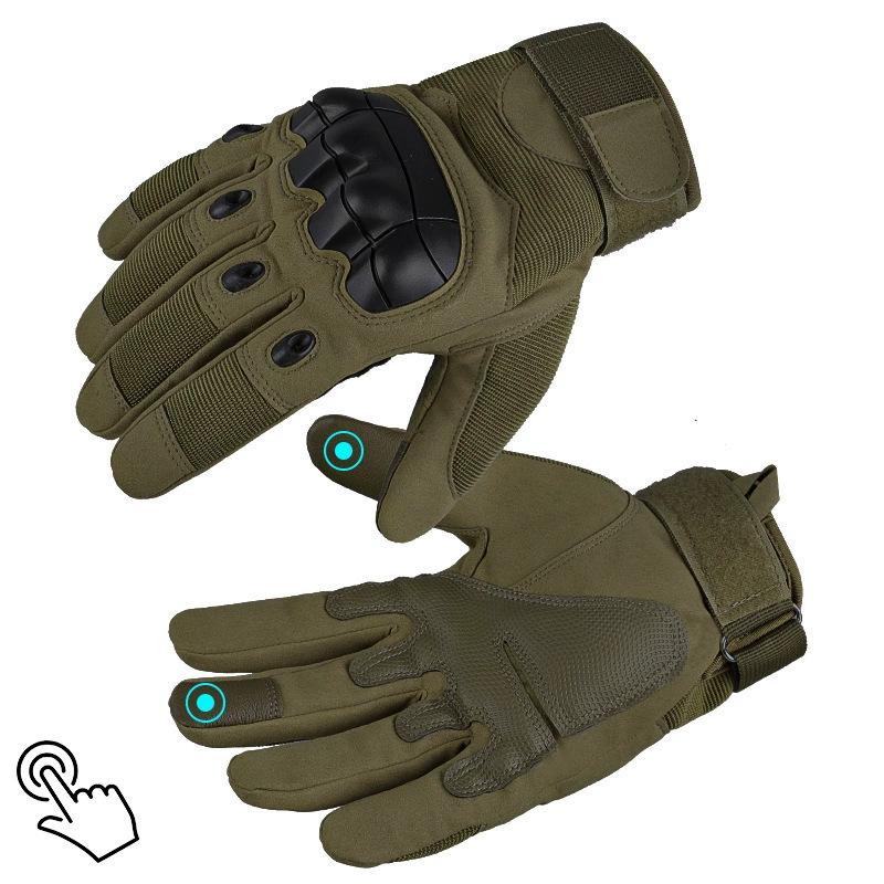 

Тактичні рукавички Рукавички з черепом Рукавички для їзди на мотоциклі Нековзкі та зносостійкі рукавички Рукавички з сенсорним екраном на всіх пальцях L