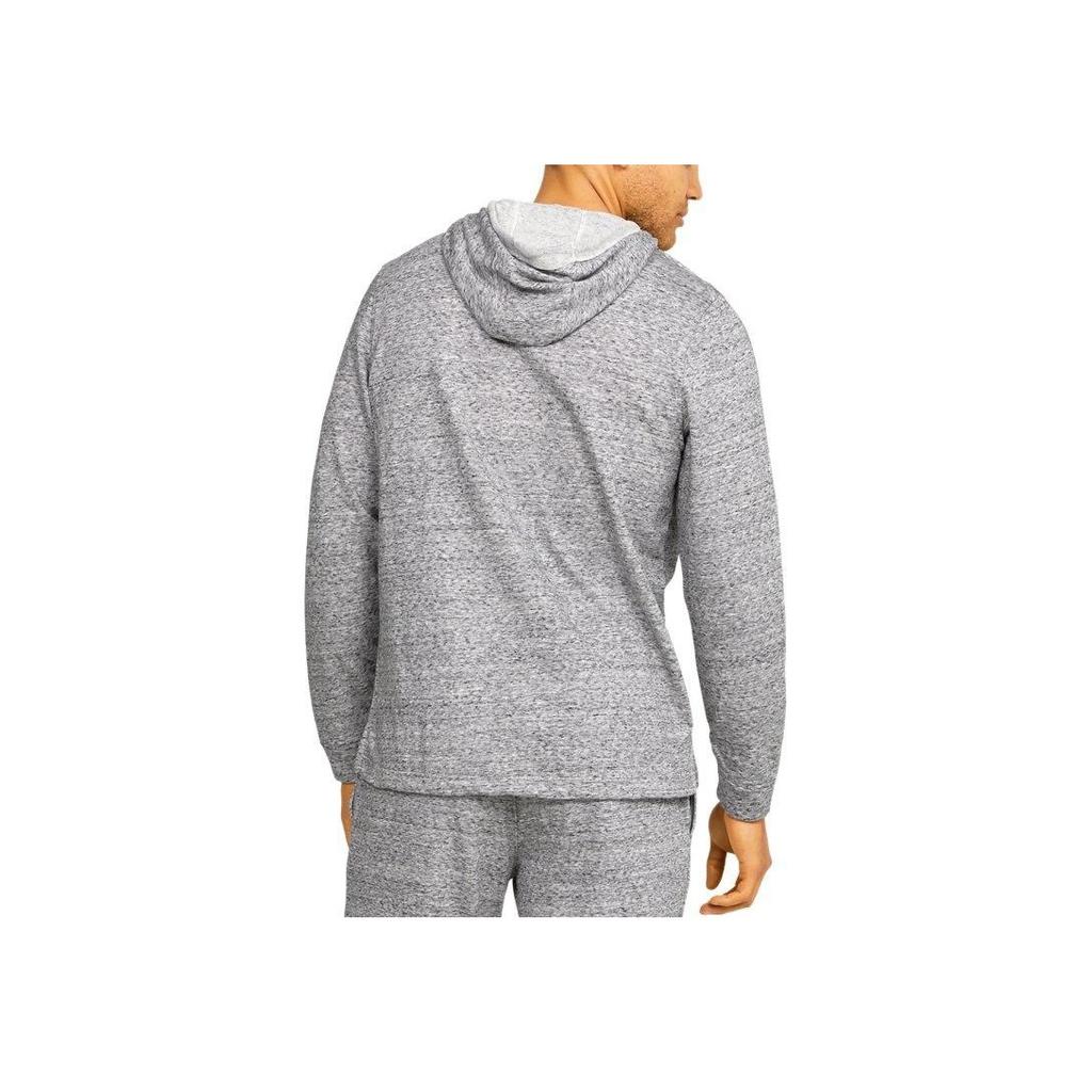 Under Armour Crosswind Hoodie With Kangaroo Pocket Men Hoodie Grey White 1329291-112