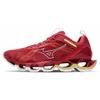 Wave Prophecy X Low Top Running Shoes Unisex Sneaker Red Gold J1GC215000