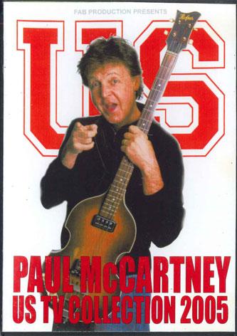 

DVD PAUL MCCARTNEY - Us Tv Collection 2005 FAB05V01 FAB Unknown Music Video Used