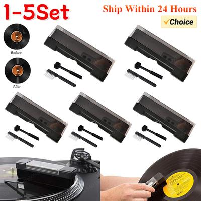 Vinyl Record Cleaner Kit Cleaning Brush Dust Remover Kit Record Cleaner Cleaning Brush Set Vinyl Record Cleaning Brush Set