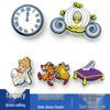 Charms Fleur de Princesse Cendrillon Dessin Animé en PVC pour Crocs - Décorations/Boucles de Chaussures