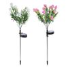 Realistic Solar Artificial Flower Light Gardenia Flower Waterproof Landscape Lamp  Landscape Decor