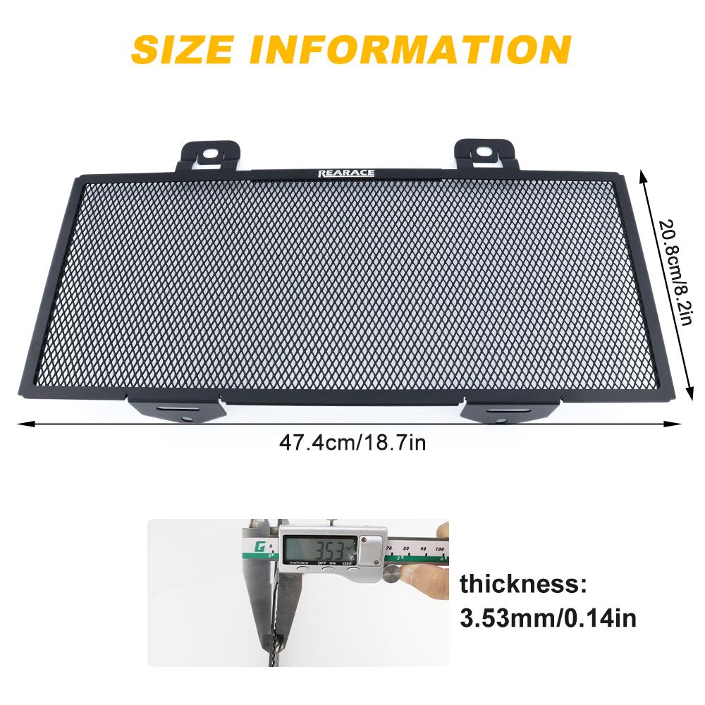 Motorcycle Radiator Guard Fit For Can-Am Ryker / Rally Edition / Sport 2019-2025 Aluminum Engine Cooler Grille Cover Protection