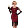 Flapper Dresses 1920s V Neck Sequins Fringed Dress Great Gatsby Dress for Womens Cocktail Dresses