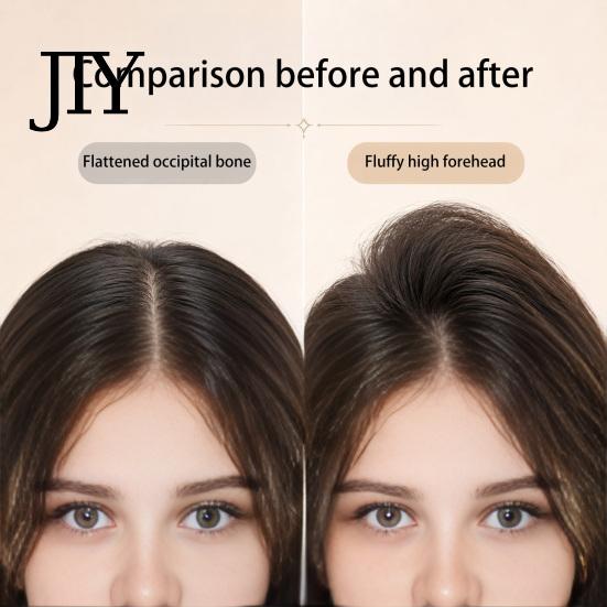 Haar Volumizing Clip Verwarmde Volume voor Fijn Plat Haar, Elektrische Wortel Lifter Kam Niet Beschadigende Fluffer met 2 Warmte-instellingen, Puffy Natuurlijke Lift