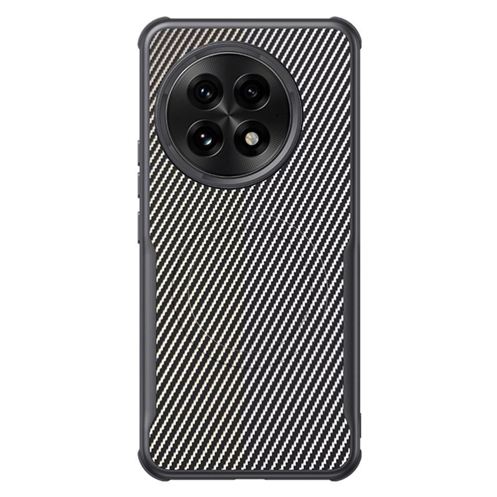 Pro pouzdro OnePlus 13 Kompatibilní s MagSafe Kryt z uhlíkových vláken PU+PC+Silikon