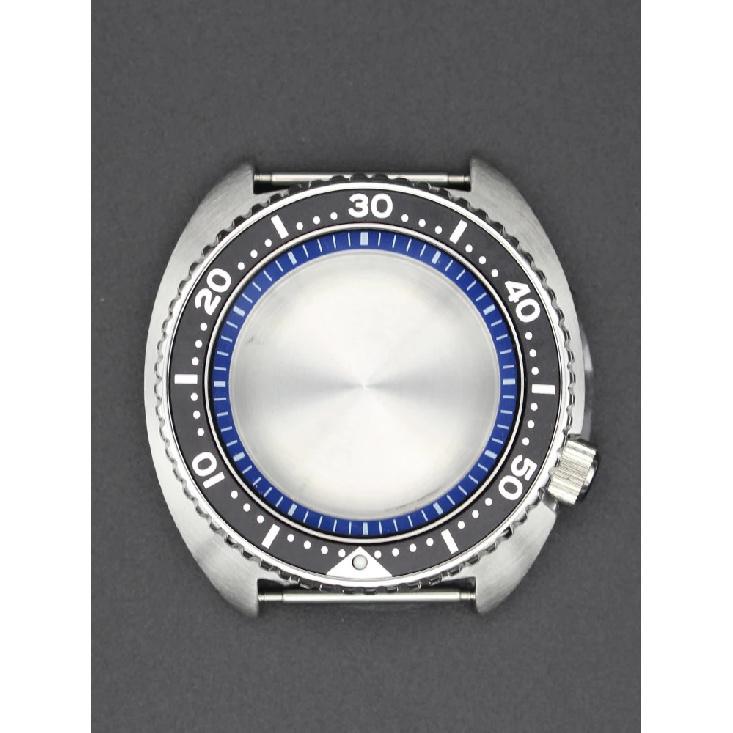 45mm Diving Watch Case 316L Stainless Steel For Turtle Abalone Seiko NH35 NH36 NH38 NH34 Movement 28.5mm Dial Sapphire 120clicks