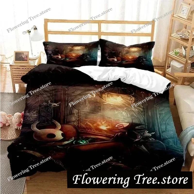 3D Printing Game Hollow Knight Bedding Set Duvet Cover Comforter Bed Single Twin Full Queen Youth Girl Boys Gift Home Textiles