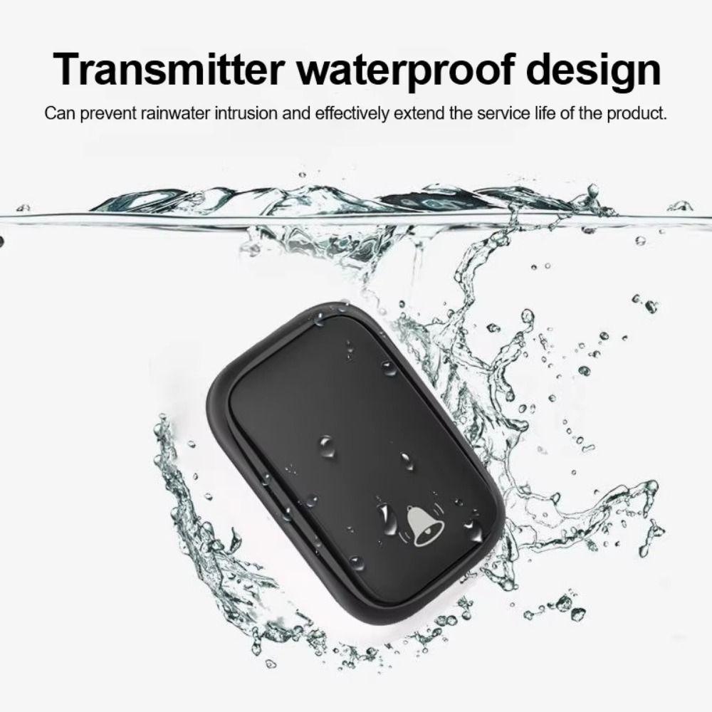 60 Chimes Wireless Doorbell Waterproof Door Chime Kit Welcome Doorbell  Indoor Outdoor Use