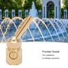 Gold Landscape Nozzle Brass Pond Sprinkler Durable Fountain Direction Jet  Landscape Design
