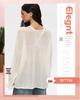 Top a Maglia Rete Autunnale da Donna - Maglione Sexy Trasparente Girocollo