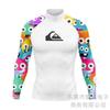 Quiksilver Long Sleeve Rash Guard Men UV Protection Quick Dry Surfing Dive Top