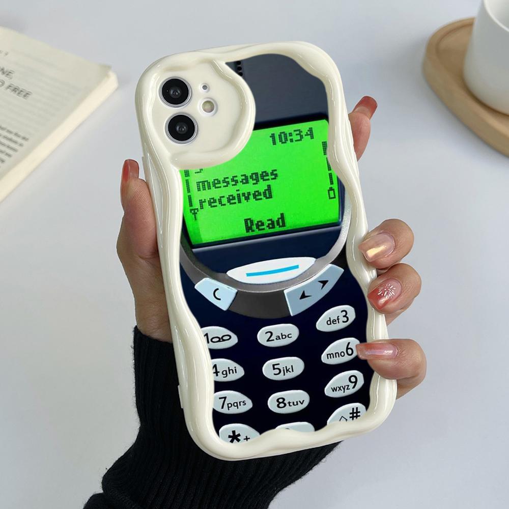 

Ae95 Ретро дизайн телефона Художественные защитные чехлы для телефонов для Samsung S23 S24 Ultra A55 A14 A25 A13 Infinix Hot 40 Pro Tecno Spark 20C Wave Задняя крышка из ТПУ Infinix Hot 30