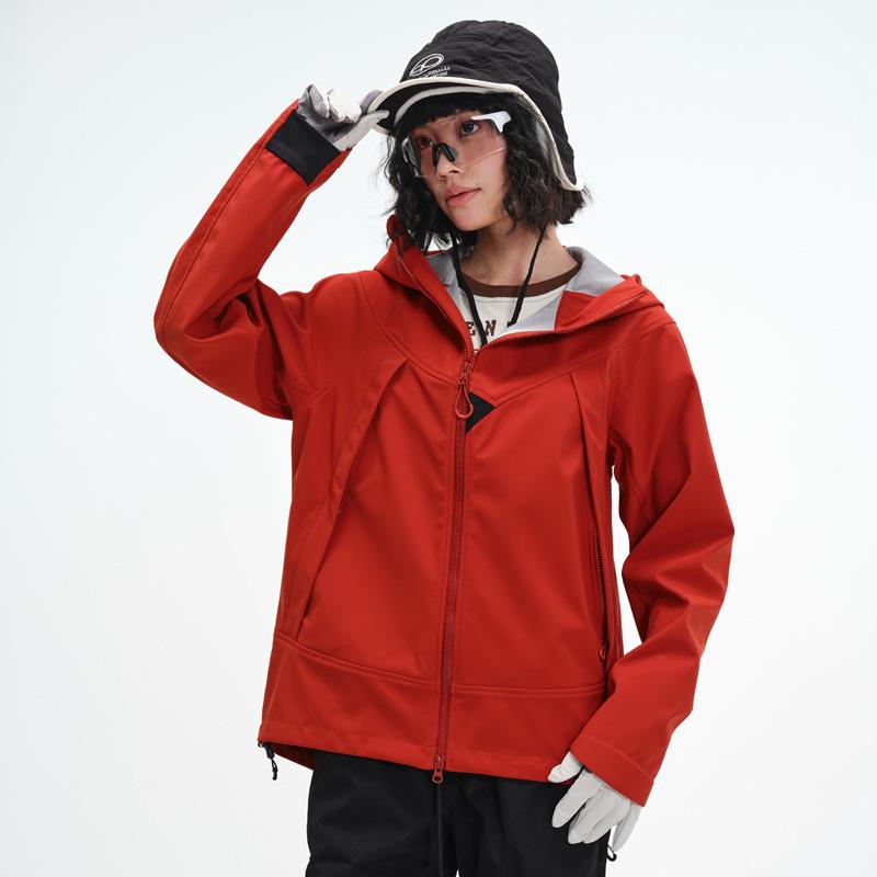 Spring and Autumn 2026 New Hooded Jacket Windproof Waterproof Anti-fouling Three-proof Breathable Outdoor Mountaineering Casual Jacket