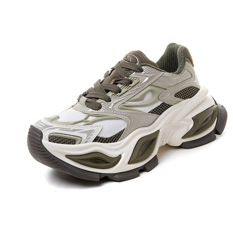 New cross-pupil cat's eye shoes sports and leisure shoes children's spring and summer versatile lightweight height increase women