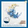 MOC Moon Flower Building Blocks Simulation Bouquet Wall Hanging Home Decoration Children's Educational Toy Valentine's Day Gift