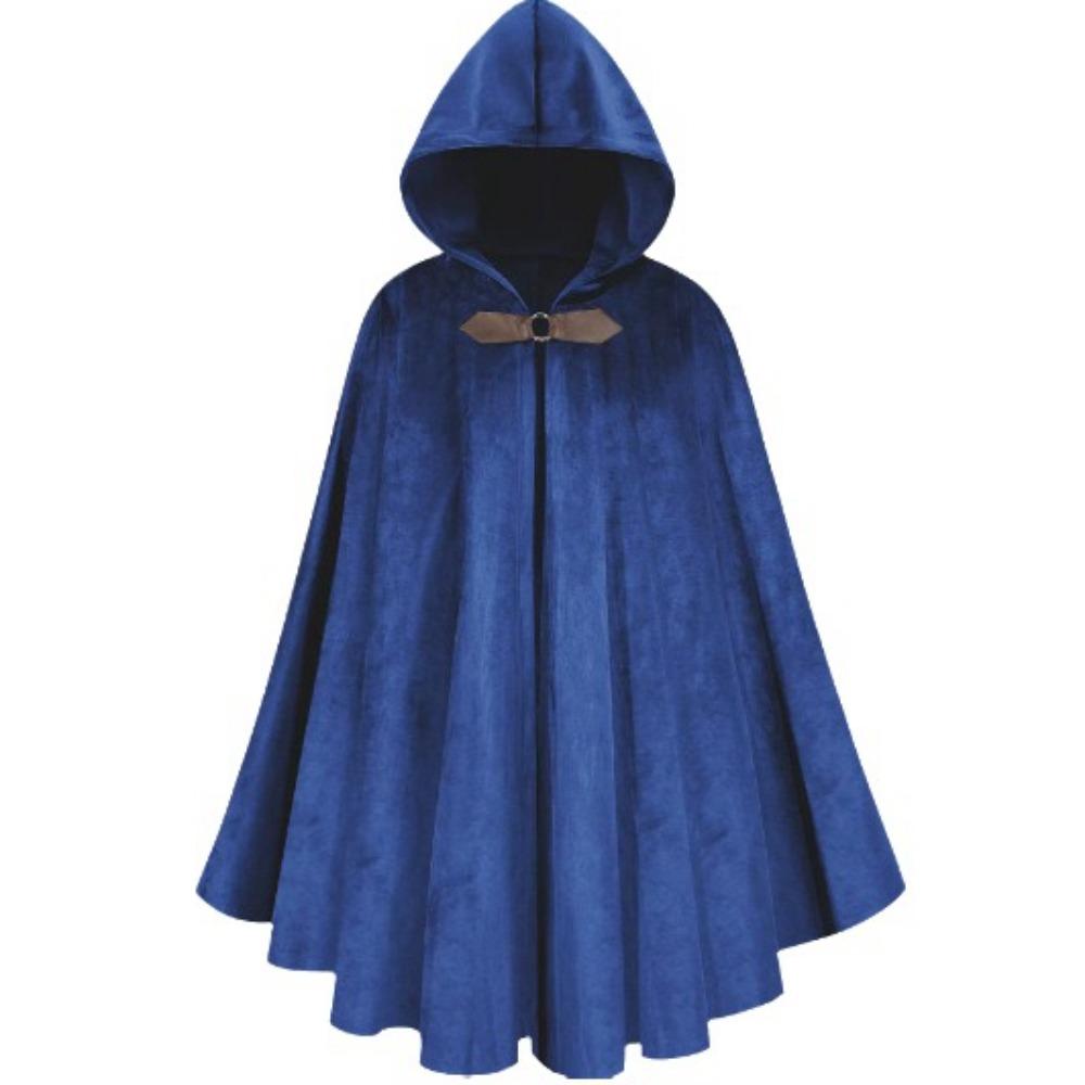 Fantasy Medieval Cloak Dark Style Cosplay Costume Practical Halloween Cloak  Halloween Costume