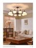 French Retro Nanyang Style Chandelier for Living Room, Restaurant, or Bedroom