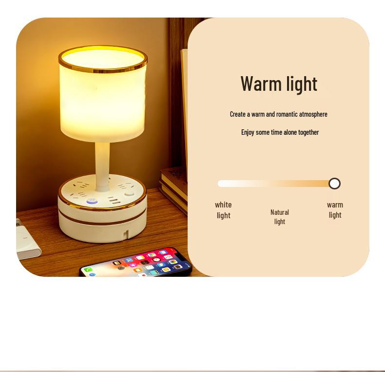 Elegante Nachttischlampe: Moderner Luxus und Komfort für Schlafzimmer oder Kinderzimmer 2024.