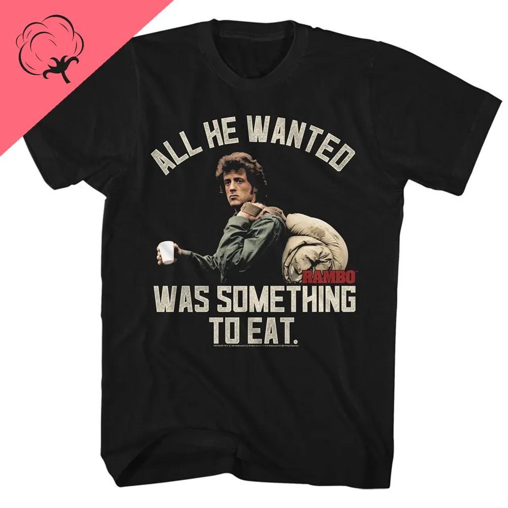 John Rambo Printed Tshirt Top Unisex Loose Comfort Tees 2025 Summer New Style Casual Clothing Oversized T Shirts 100 Cotton