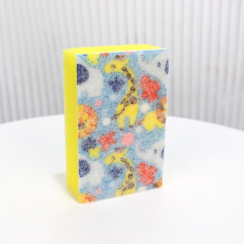 KIKULON Tennis Ball-Style Dishwashing Sponge and Scouring Pad