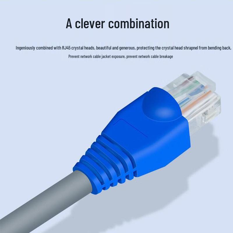 CNCOB Colorful Engineering-Grade RJ45 Cat5e Network Cable Crystal Head Protector 8P8C
