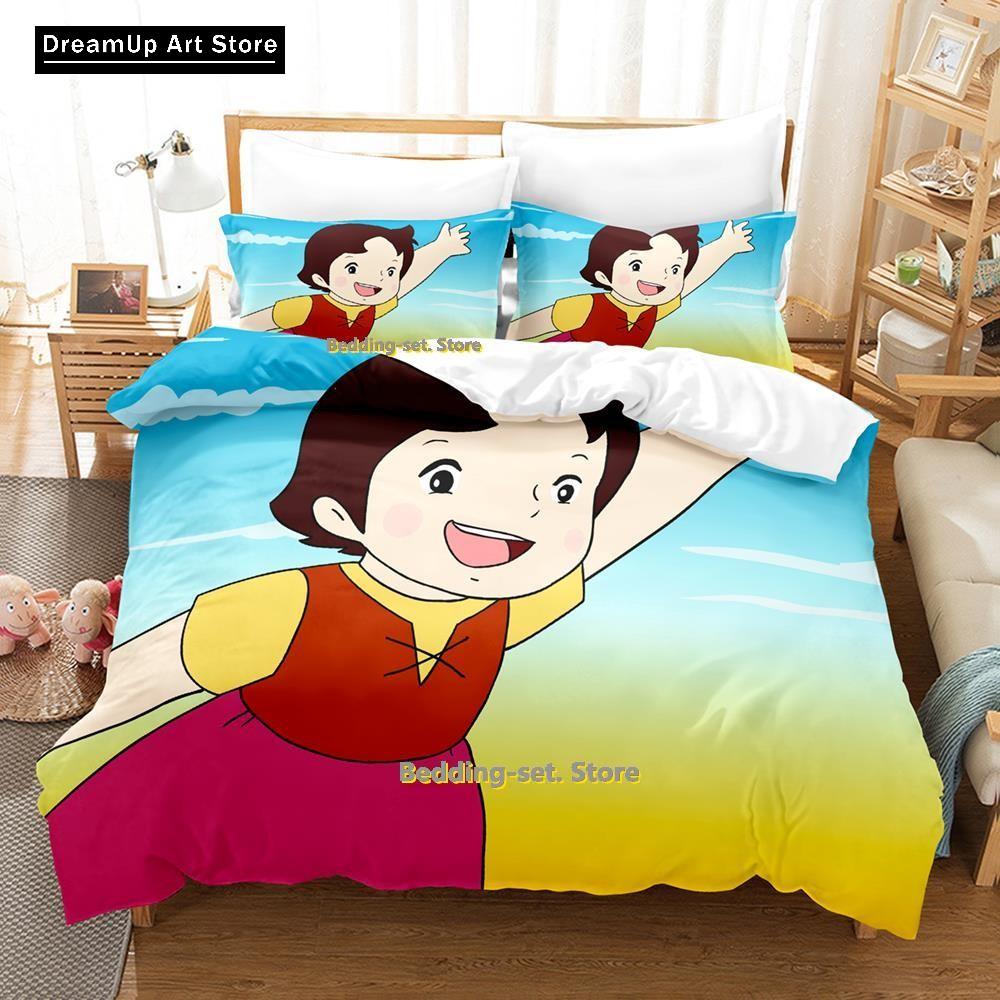 3D Print Fashion Elfin Heidi Bedding Set Boys Girls Twin Queen Full Size Duvet Cover Pillowcase Bed Adult Bedroom