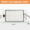 2 Pcs LED Interior Light 10W 48 LED Universal Bright Interior Light With ON/OFF Switch For 12V-85V Car Truck Dome Ceiling