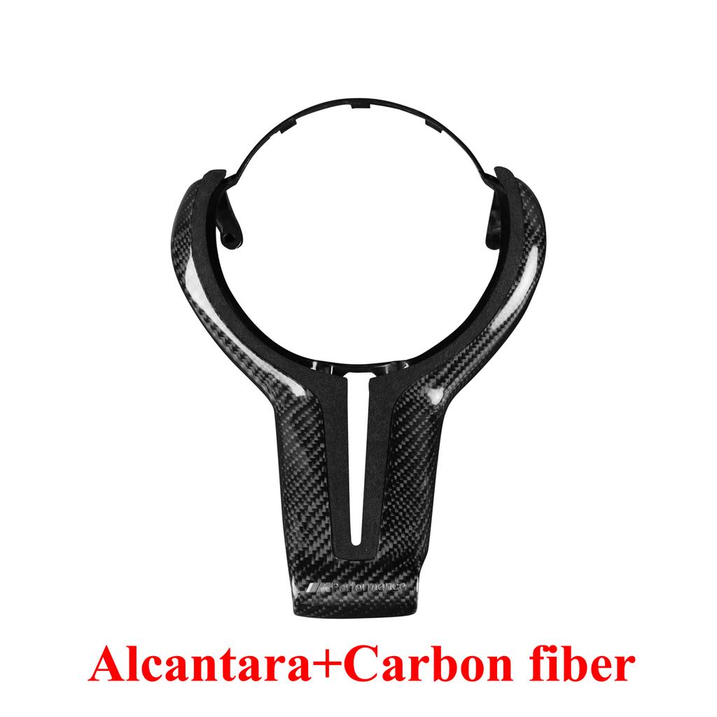 M Power Steering Wheel Covers Car Carbon Fiber M Sport Steering Wheel Trim for BMW M2 F87 M3 F80 M4 F82 M5 F10 M6 F06